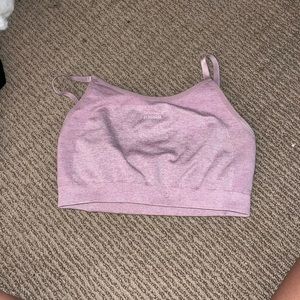 Pink Gymshark sports bra
